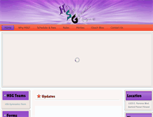 Tablet Screenshot of hotspotgymnastics.com